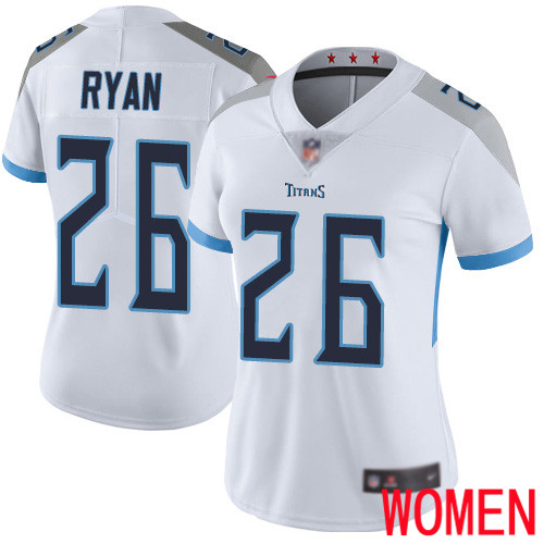 Tennessee Titans Limited White Women Logan Ryan Road Jersey NFL Football #26 Vapor Untouchable->youth nfl jersey->Youth Jersey